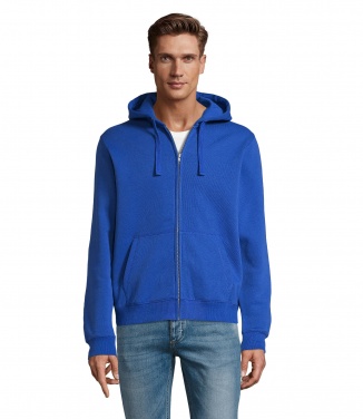 Logo trade promotional merchandise photo of: SPIKE MEN ZIP HOODIE SWEAT