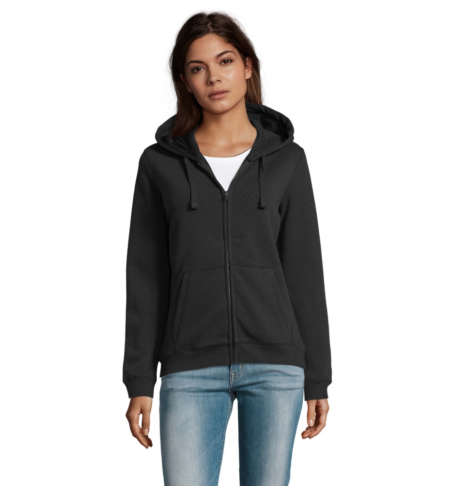 Logotrade promotional giveaways photo of: SPIKE WOMEN ZIP HOOD SWEAT