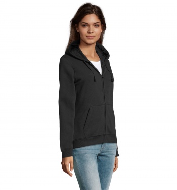 Logotrade promotional giveaways photo of: SPIKE WOMEN ZIP HOOD SWEAT