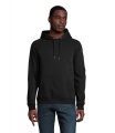 STELLAR Unisex Hooded Sweat, Black