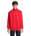 CONRAD Sweat Zip Collar, Bright Red