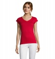 MOON WOMEN T-SHIRT 150g, Red