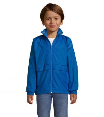 Logo trade business gifts image of: SURF KIDS WINDBREAKER 210g