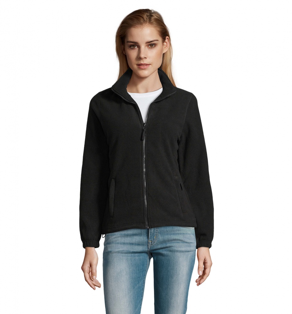 Logo trade promotional giveaways image of: NORTH WOMEN ZIPPED FLEECE