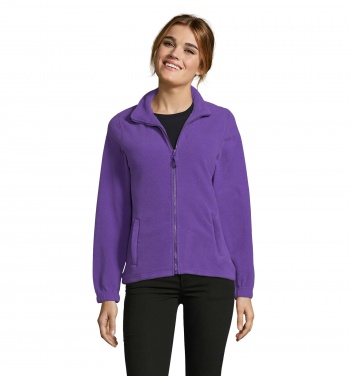 Logotrade promotional gift picture of: NORTH WOMEN ZIPPED FLEECE