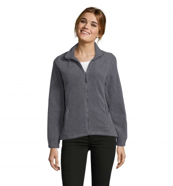 Logo trade advertising products picture of: NORTH WOMEN ZIPPED FLEECE