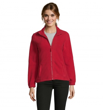 Logo trade advertising product photo of: NORTH WOMEN ZIPPED FLEECE