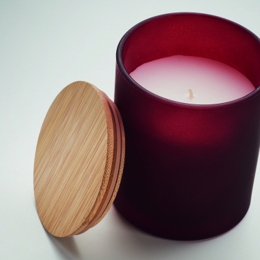 Logo trade corporate gifts image of: Plant based wax candle 200 gr