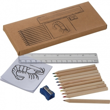 Logotrade promotional product image of: Drawing set for kids LITTLE PICASSO