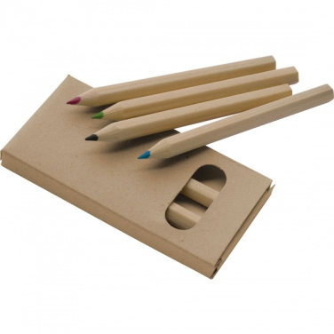 Logotrade advertising product image of: Wooden crayons MINNIE