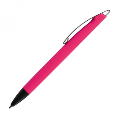 Logotrade promotional merchandise image of: Metal ballpen soft touch BRESCIA