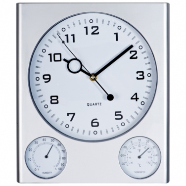 Logo trade promotional items picture of: Plastic wall clock DEN HAAG