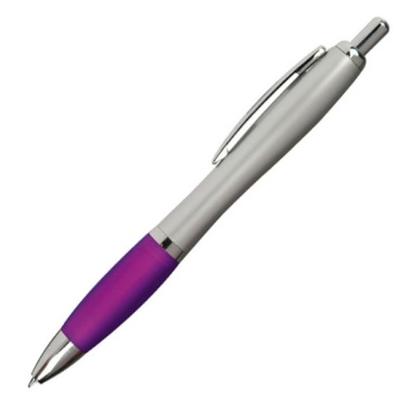 Logo trade promotional merchandise image of: Plastic ballpen ST. PETERSBURG