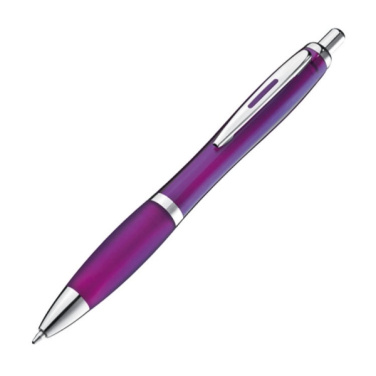 Logo trade promotional merchandise image of: Plastic ballpen MOSCOW