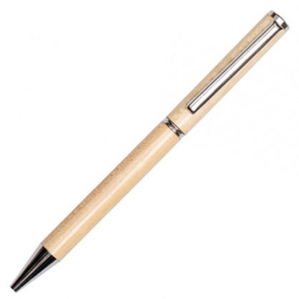 Logo trade corporate gifts picture of: Wooden ballpen HEYWOOD