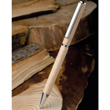 Logotrade promotional product image of: Wooden ballpen HEYWOOD