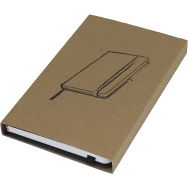 Logo trade promotional gifts image of: A6 note book LUBECK