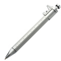 Plastic ballpen with sliding calliper PRESCOT, grey