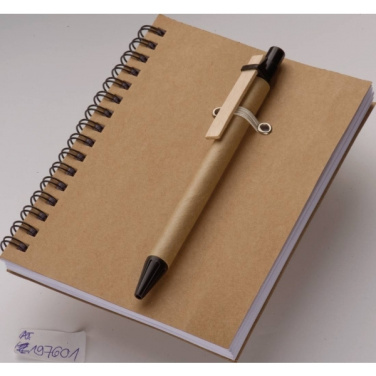 Logo trade business gifts image of: A6 ECO Notepad KEYSTONE