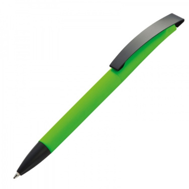 Logo trade promotional products picture of: Metal ballpen soft touch BRESCIA