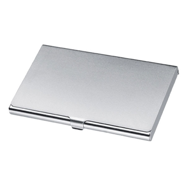 Logo trade corporate gifts image of: Metal business card holder CORNWALL