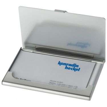 Logotrade advertising product image of: Metal business card holder CORNWALL