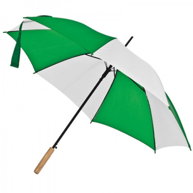 Logo trade business gifts image of: Automatic walking-stick umbrella AIX-EN-PROVENCE