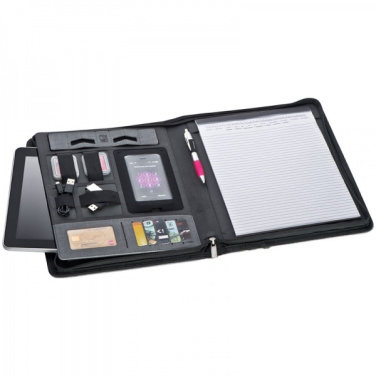 Logo trade corporate gift photo of: A4 folder with power bank Elda