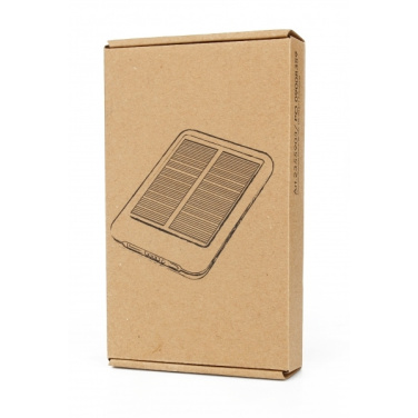 Logo trade promotional item photo of: Solar power bank PHILADELPHIA