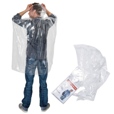 Logo trade promotional merchandise picture of: Emergency poncho TOURS