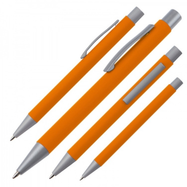 Logotrade corporate gift picture of: Metal ballpen soft touch ABU DHABI