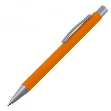 Logo trade promotional product photo of: Metal ballpen soft touch ABU DHABI