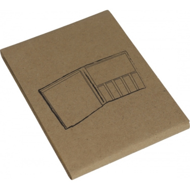 Logo trade promotional products picture of: Adhesive note pad BURLINGTON