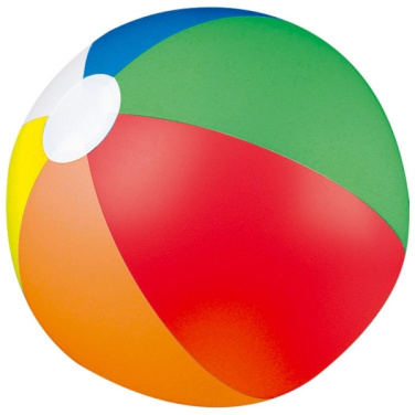 Logo trade promotional gifts image of: Multicolour beach ball PALM SPRINGS