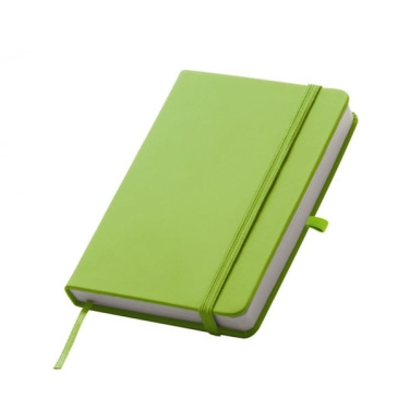 Logo trade corporate gifts image of: A6 note book LUBECK