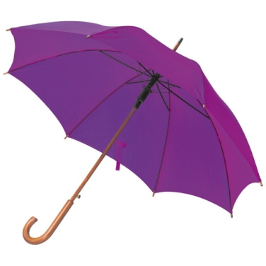 Logotrade business gift image of: Wooden automatic umbrella NANCY