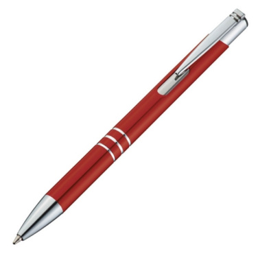 Logo trade promotional giveaways picture of: Metal ballpen ASCOT