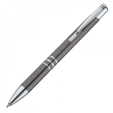 Logo trade promotional gifts image of: Metal ballpen ASCOT