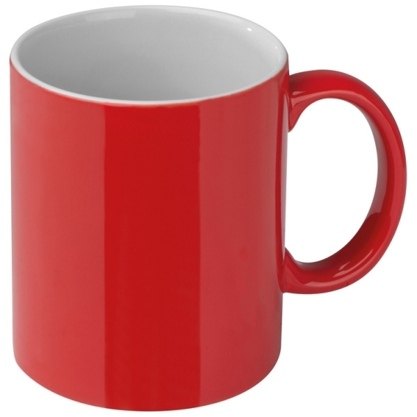 Logo trade advertising products image of: Ceramic cup LISSABON 300 ml