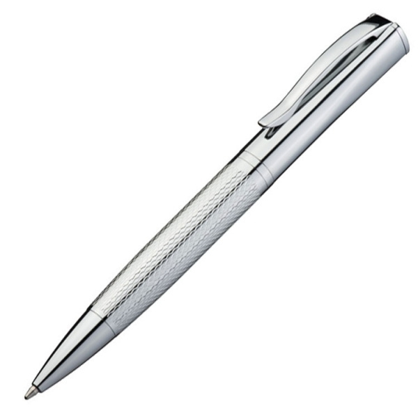 Logo trade corporate gift photo of: Metal ballpen CHESTER