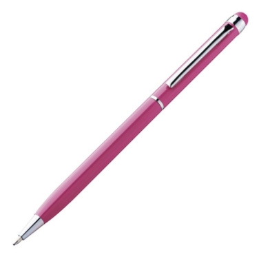 Logo trade promotional products image of: Metal ballpen with touch pen NEW ORLEANS