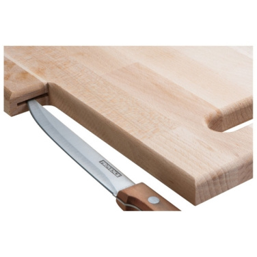 Logo trade promotional items picture of: Wooden board with knife LIZZANO