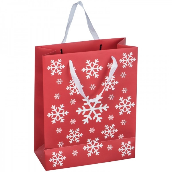 Logo trade promotional item photo of: Big Christmas paper bag ROMBAS