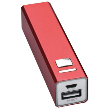 Logotrade promotional gift picture of: Metal power bank PORT HOPE 2200mAh