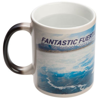 Logotrade promotional merchandise image of: Colour-changing sublimation mug SIRMIONE 300 ml