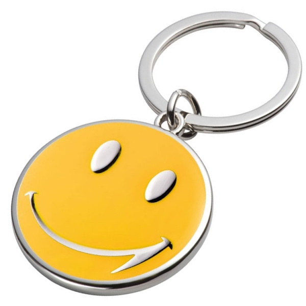 Logotrade promotional item image of: Keyring SMILE