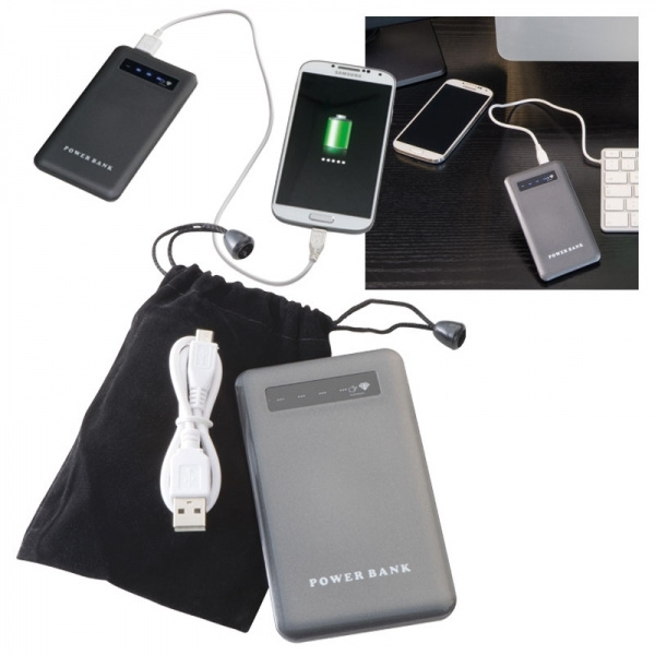 Logo trade promotional giveaways picture of: Power bank KINGSVILLE