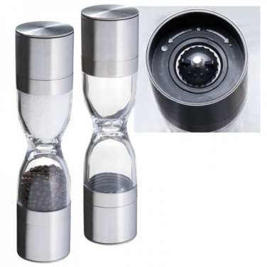 Logotrade promotional merchandise image of: Salt and pepper mill 2-in-1 ROME