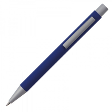 Logo trade promotional merchandise image of: Metal ballpen soft touch ABU DHABI