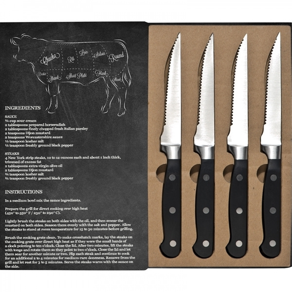 Logotrade promotional items photo of: Steak knife set LONDON